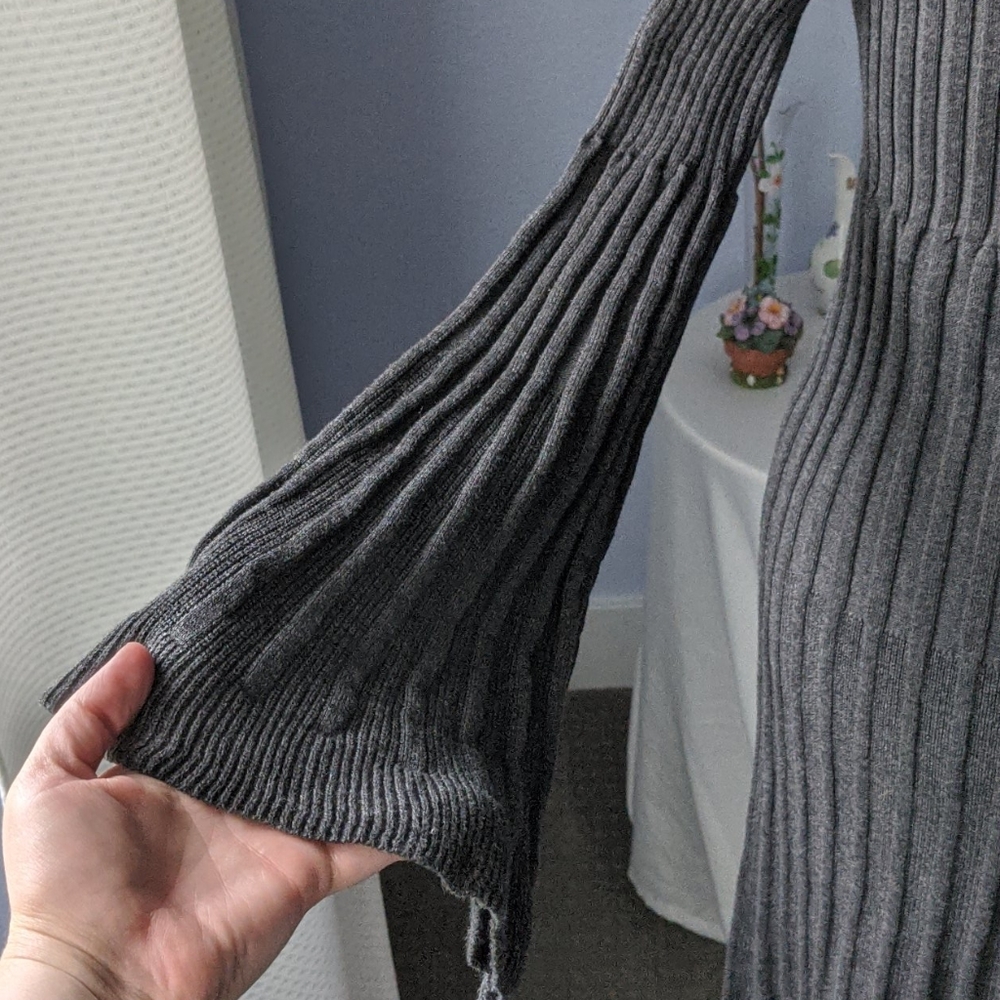 Max Studio Bell Sleeve Sweater Dress - Picture 3 of 8